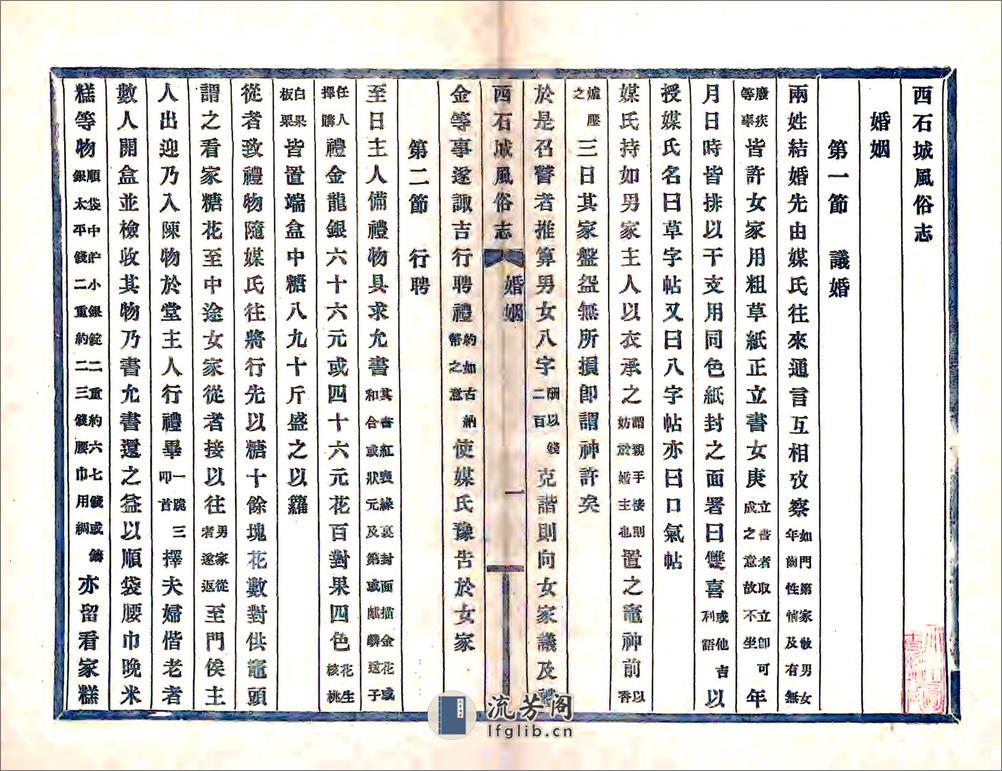 西石城风俗志（光绪） - 第8页预览图