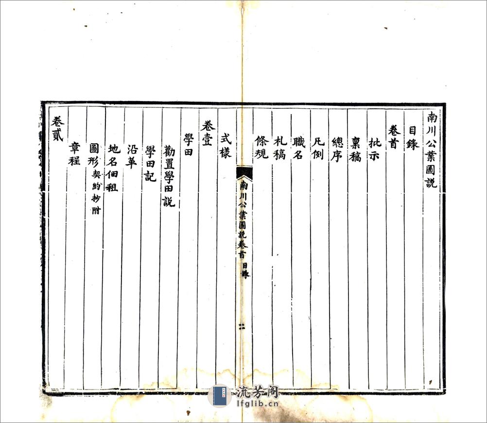 南川公业图说（光绪） - 第3页预览图