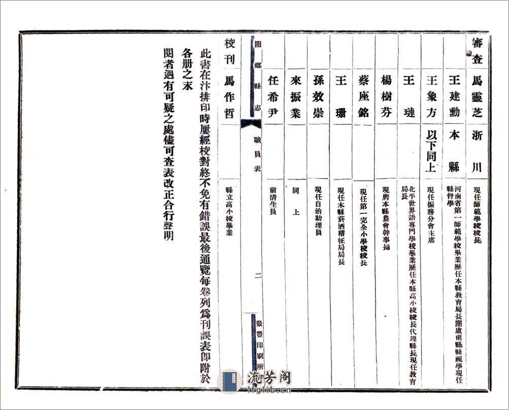 新修阌乡县志（民国） - 第11页预览图