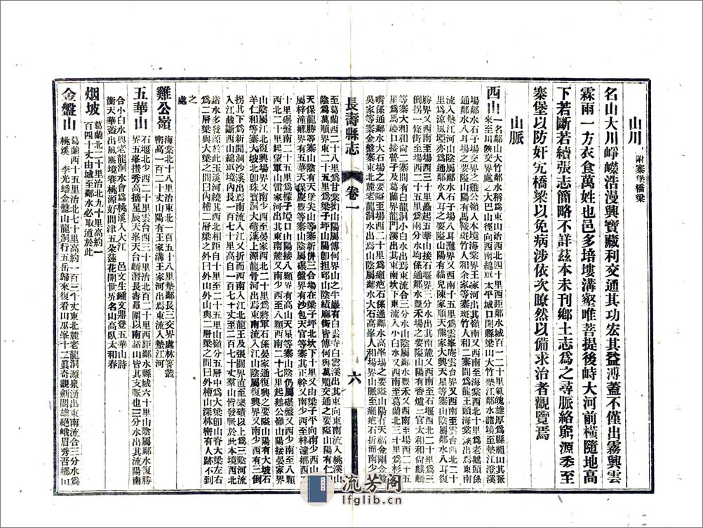 长寿县志（民国） - 第13页预览图