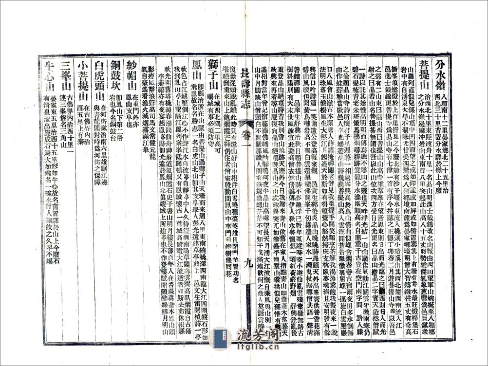 长寿县志（民国） - 第16页预览图