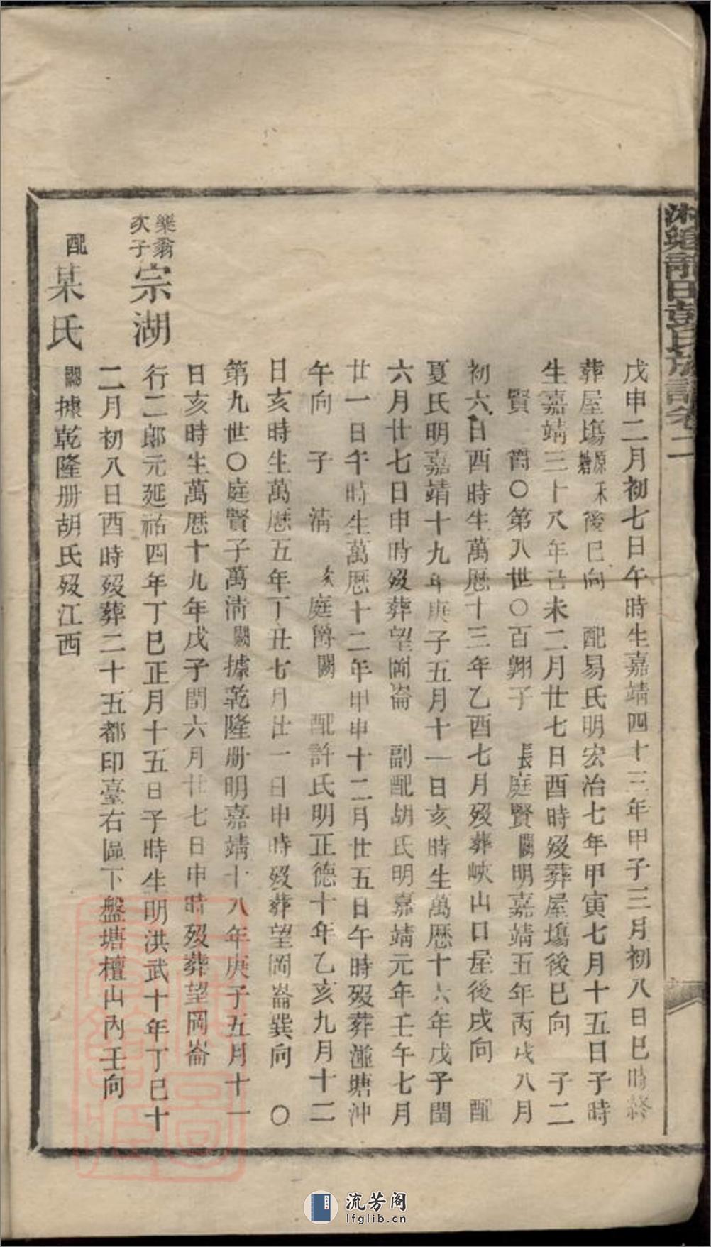 湘乡龙田彭氏族谱 - 第10页预览图