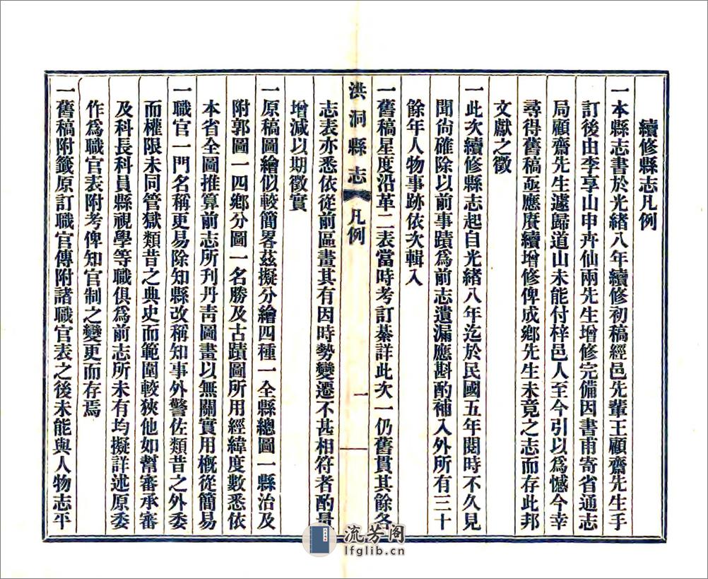 洪洞县志（民国） - 第18页预览图