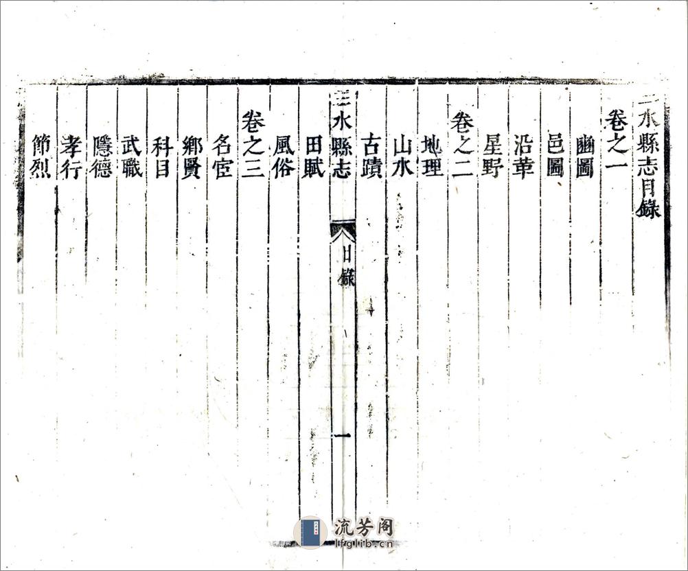 三水县志（康熙） - 第20页预览图