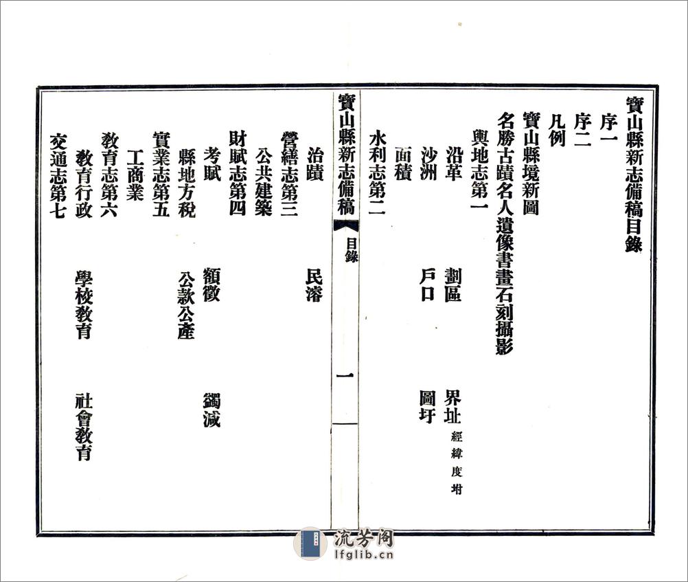 宝山县新志备稿（民国） - 第6页预览图