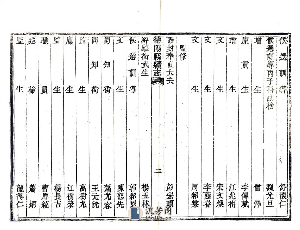 德阳县志续编（光绪） - 第10页预览图