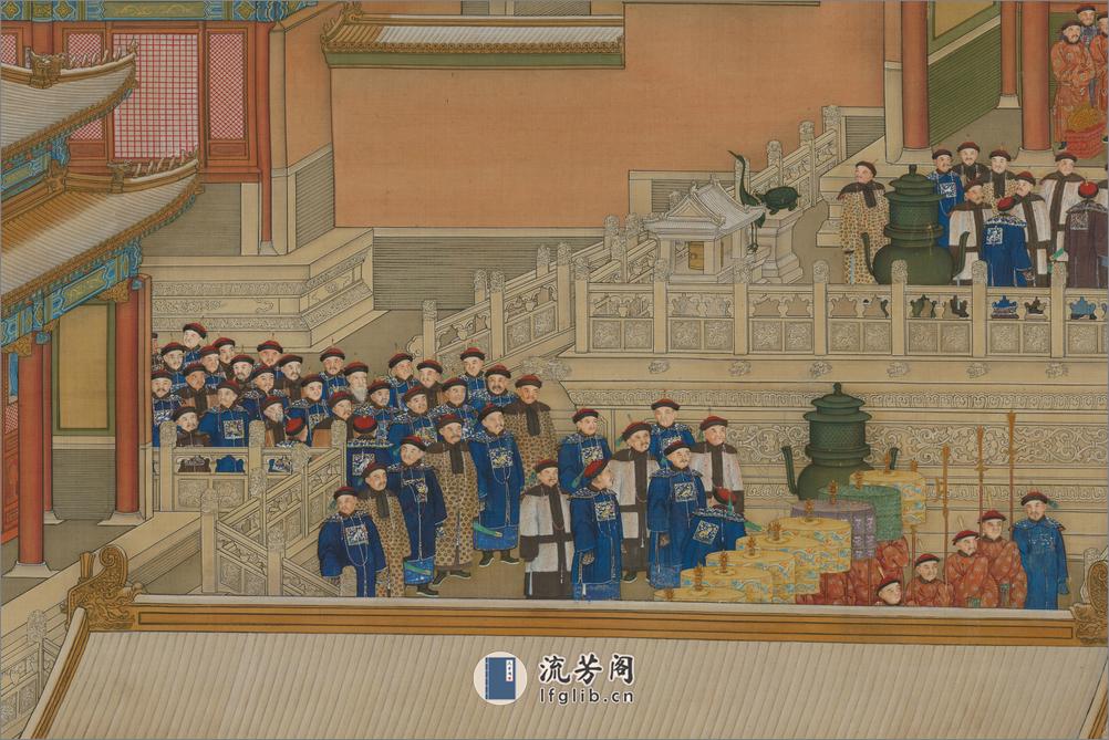 万国来朝图轴.清.绢本设色.25319x35632.北京故宫博物院藏 - 第14页预览图