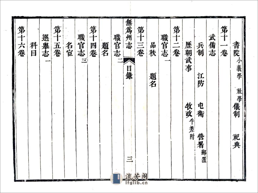 无为州志（嘉庆） - 第18页预览图