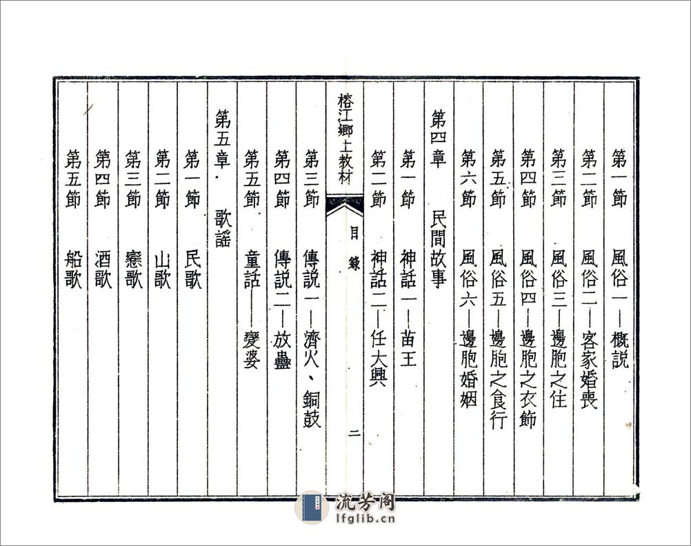 榕江县乡土教材（民国） - 第5页预览图