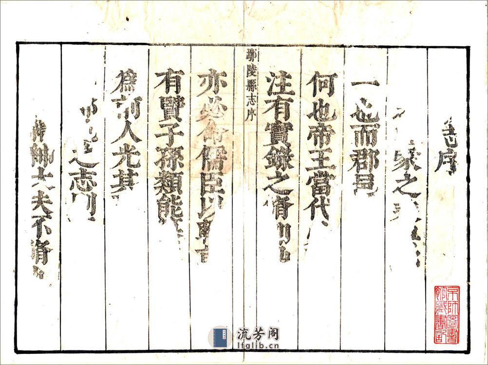 鄢陵县志（顺治） - 第2页预览图