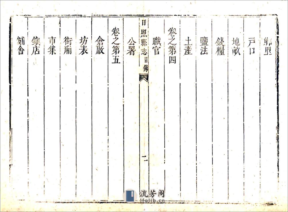 日照县志（康熙54年） - 第9页预览图