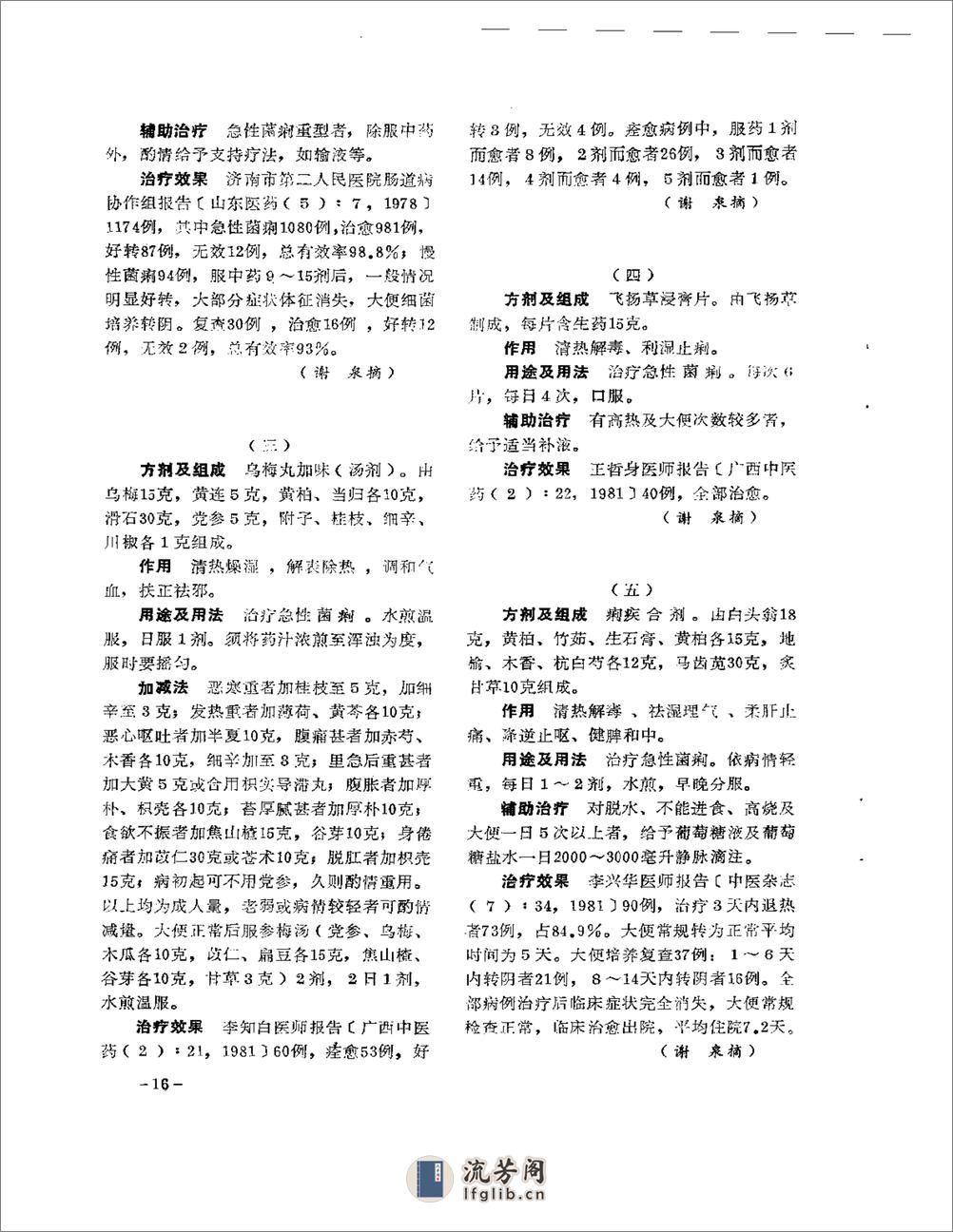 医学文摘  中医最新临床经验精华（1977-1981年） - 第20页预览图