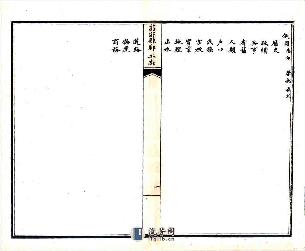 高密县乡土志（光绪） - 第5页预览图