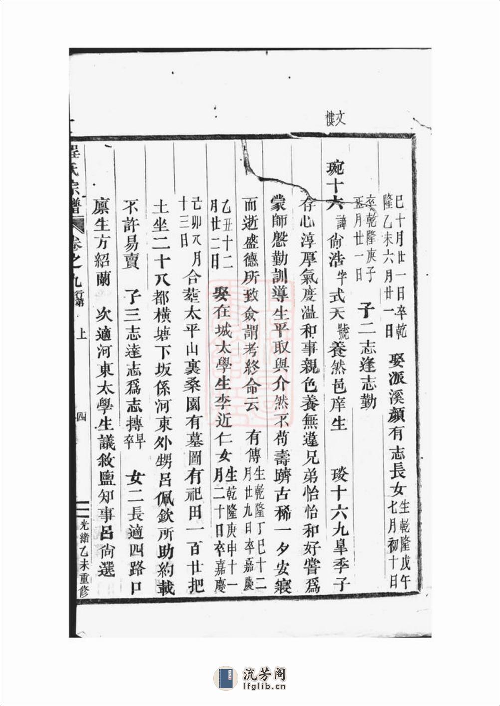 程氏重修宗谱：[永康] - 第9页预览图