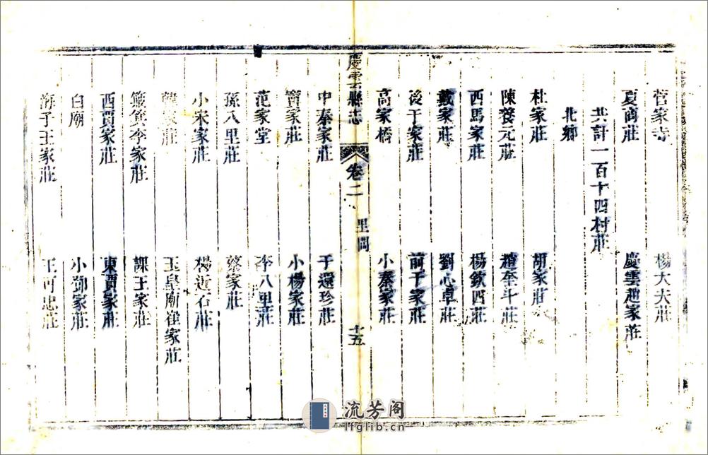 庆云县志（嘉庆） - 第20页预览图