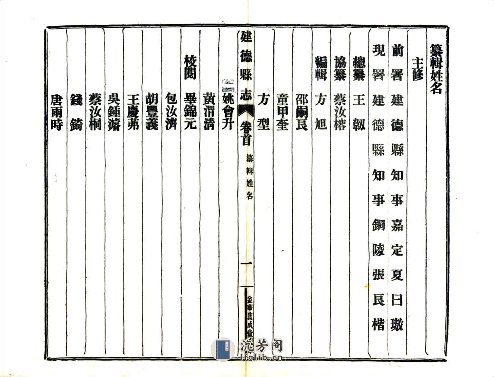 建德县志（民国） - 第20页预览图