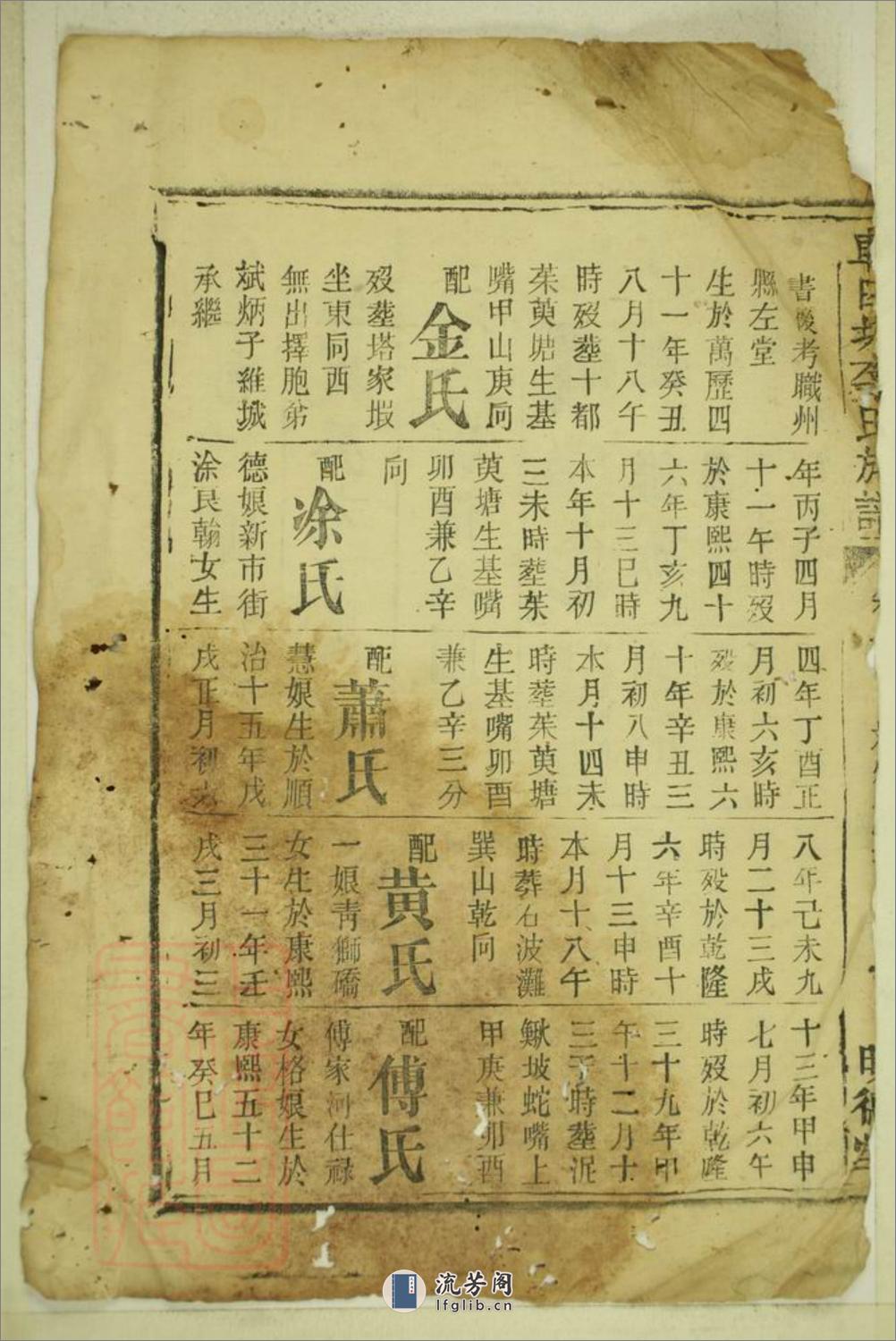 车田坊李氏族谱 - 第3页预览图