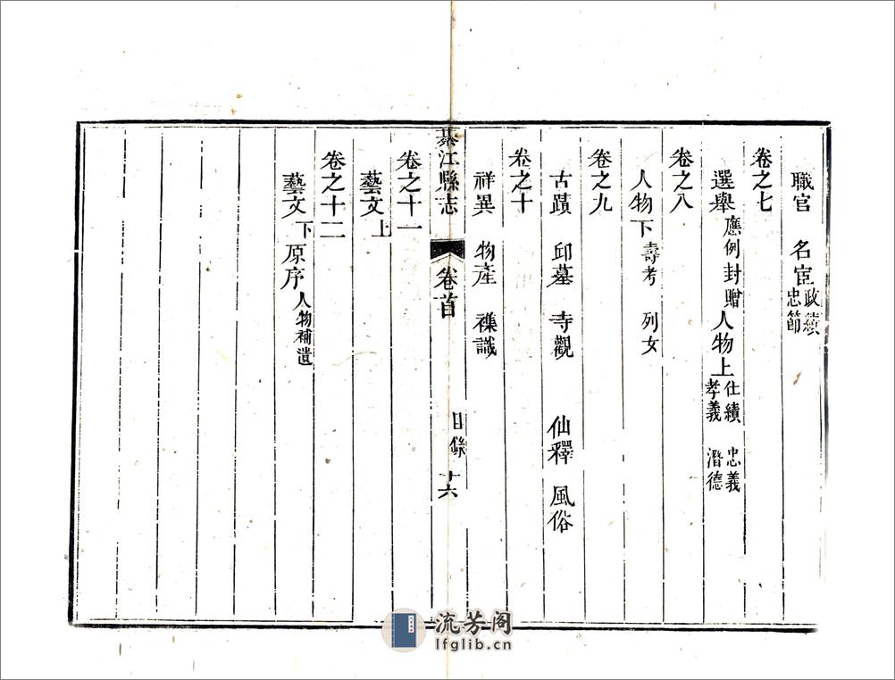 綦江县志（道光） - 第18页预览图