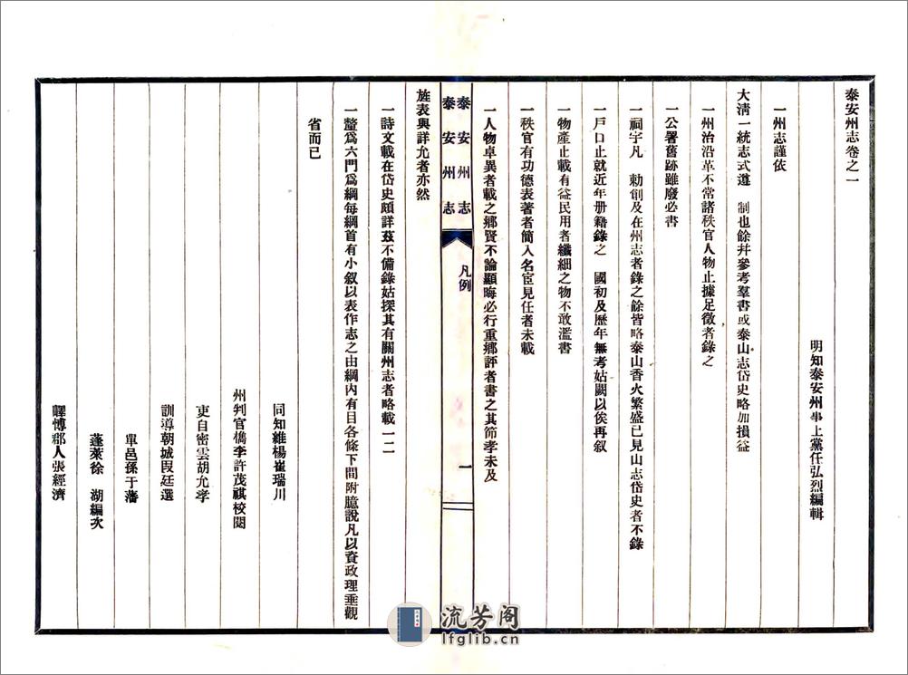 泰安州志（康熙民国铅印本） - 第12页预览图