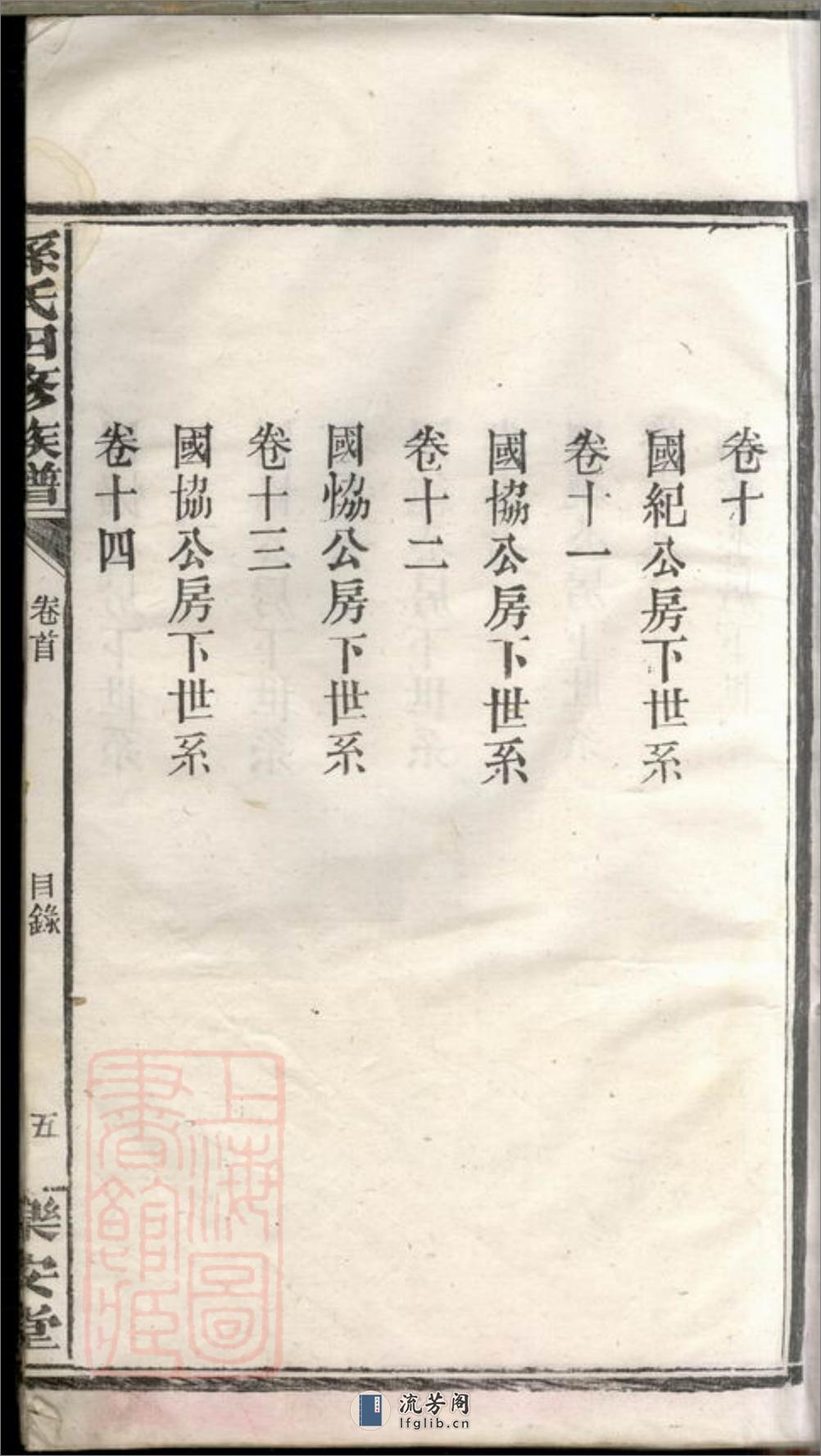 孙氏四修族谱：十八卷，首一卷，末一卷：[湖南汉寿] - 第13页预览图