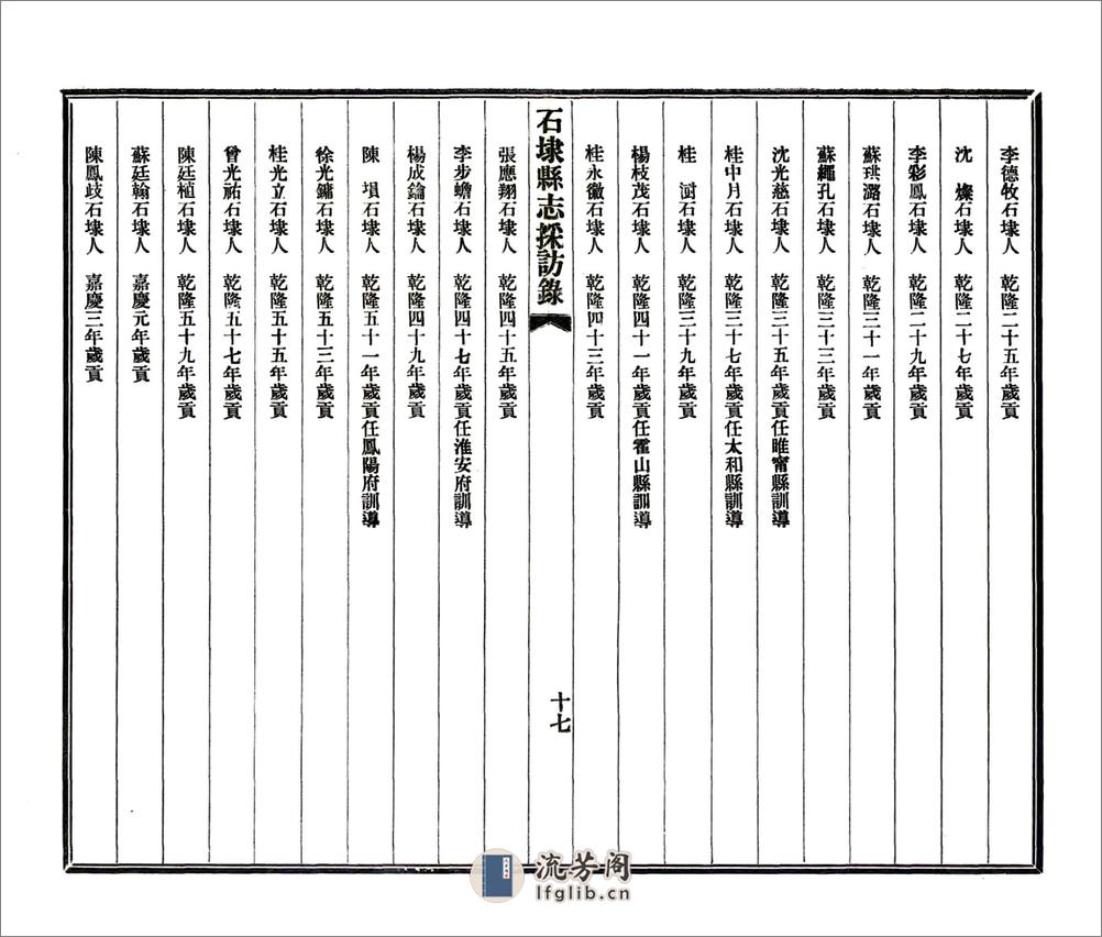 石埭县志采访录（民国） - 第18页预览图