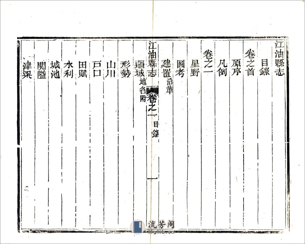 江油县志（道光） - 第4页预览图