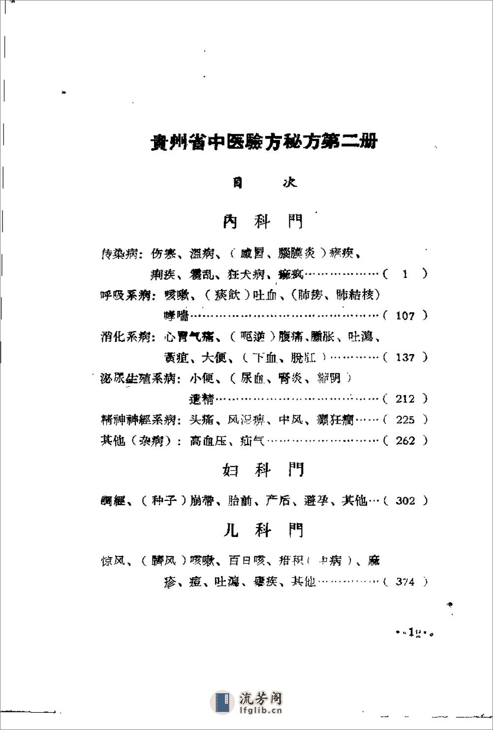 贵州省1958中医验方秘方 第二册（上卷） - 第3页预览图