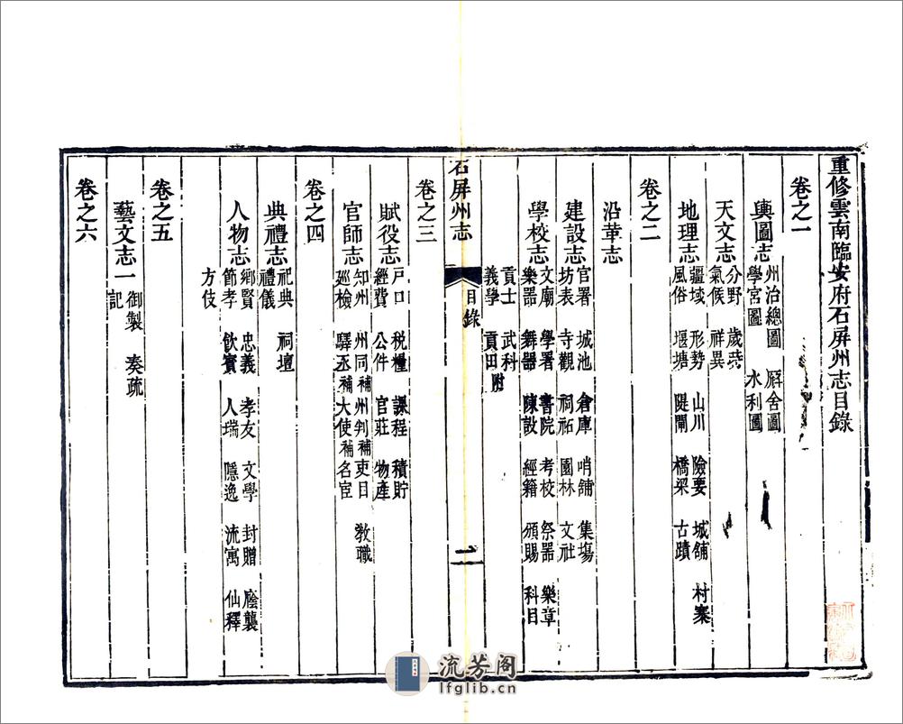 石屏州志（乾隆） - 第16页预览图