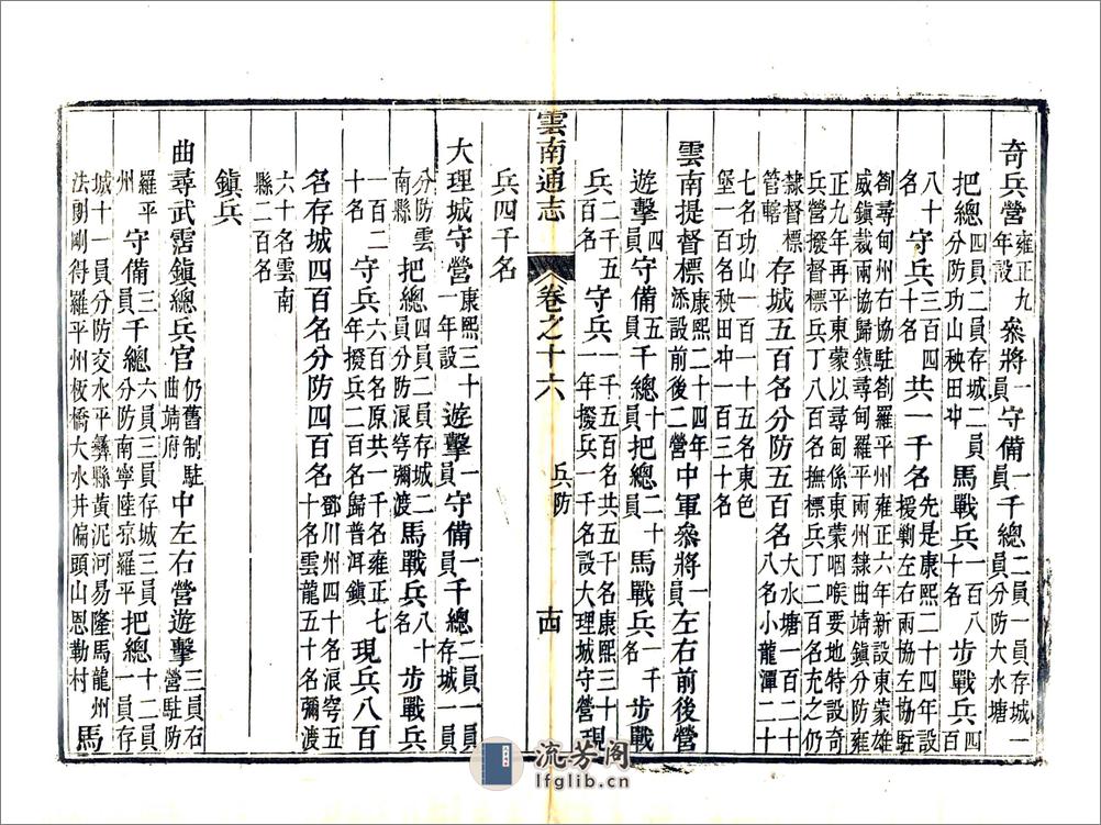 云南通志（乾隆）卷16-28 - 第14页预览图