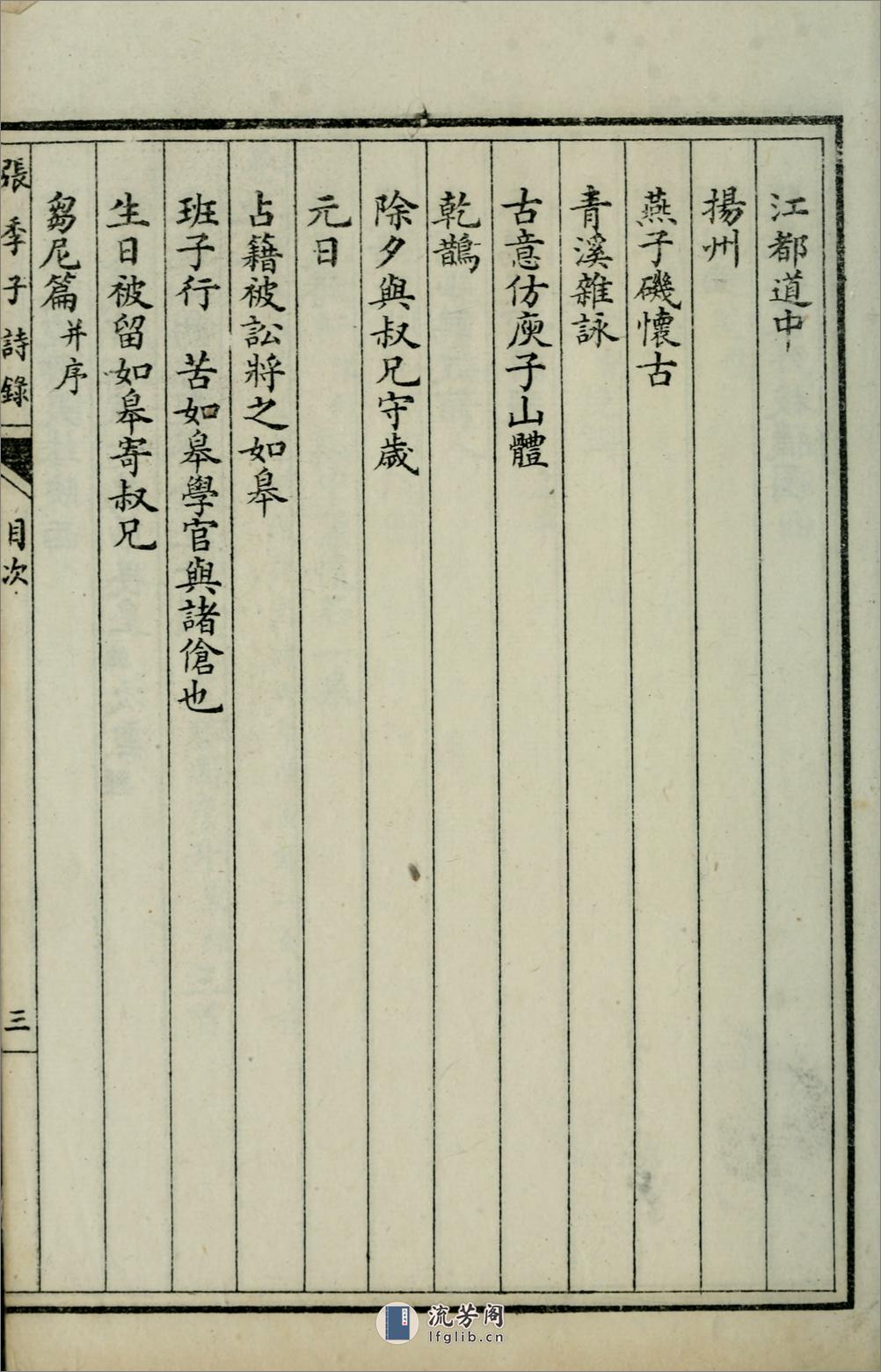 张季子诗录10卷.01.清.张骞撰.民国18年（1929）上海扫叶山房影印本 - 第16页预览图