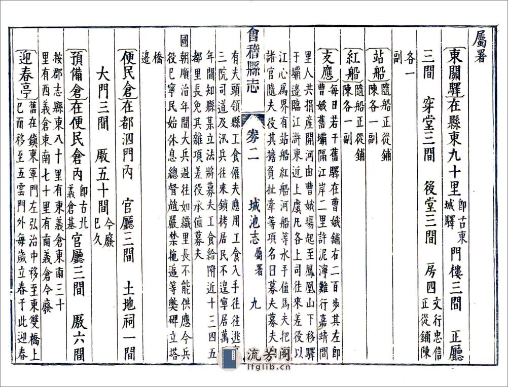 会稽县志（康熙民国抄本） - 第9页预览图