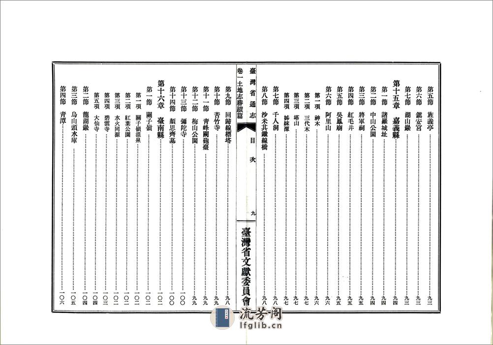 台湾省通志卷一土地志胜迹篇 - 第11页预览图