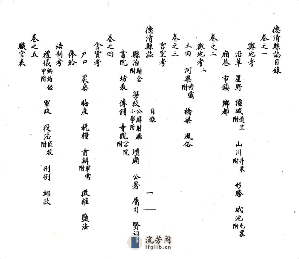 德清县志（康熙民国石印本） - 第13页预览图