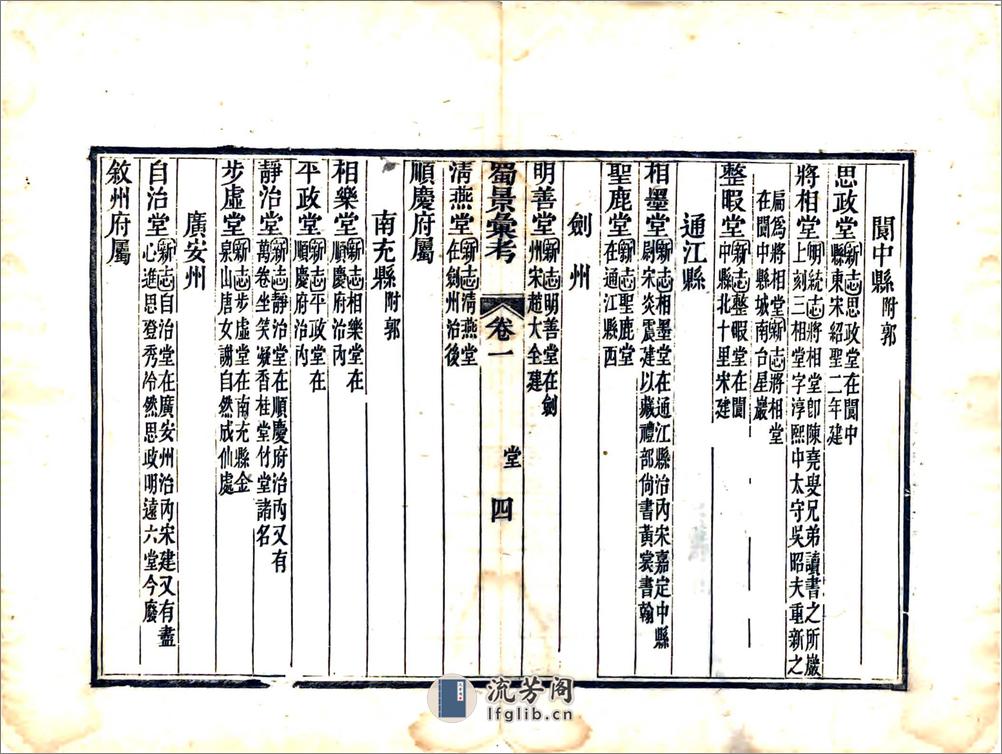 蜀景汇考（光绪） - 第16页预览图