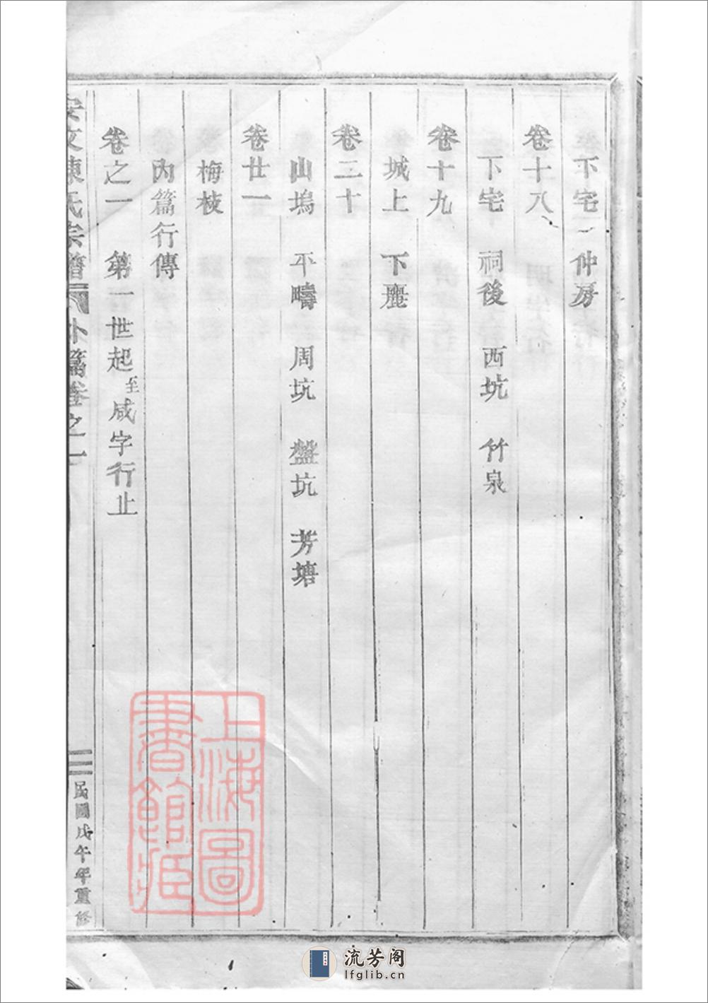 安文陈氏宗谱：外篇二十二卷，内篇五十五卷，首一卷：[东阳] - 第7页预览图