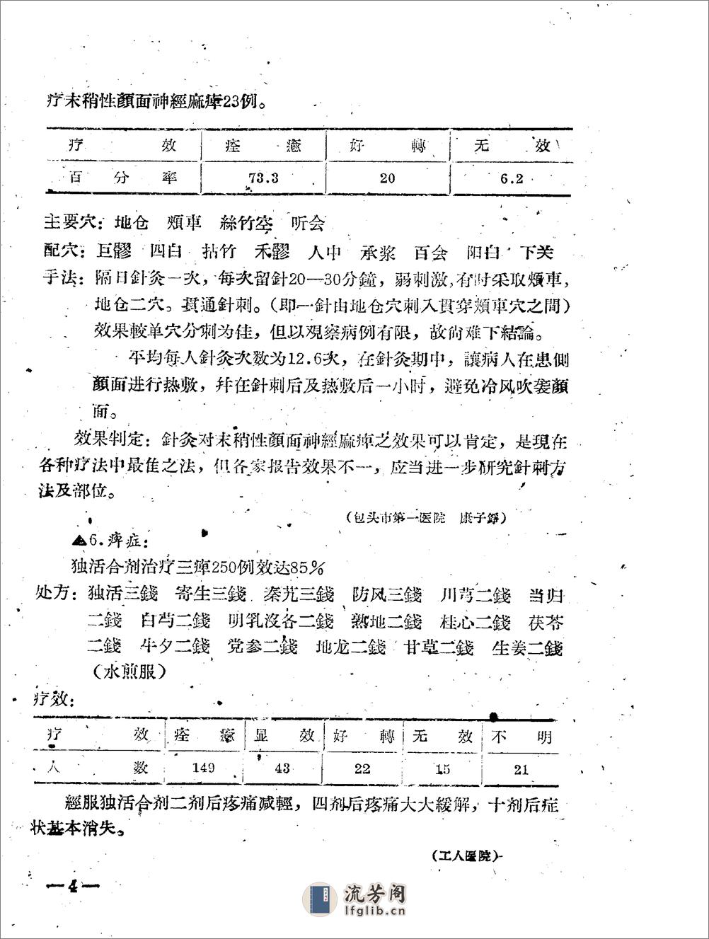 包头市1960中医验方集锦 第二辑 - 第11页预览图