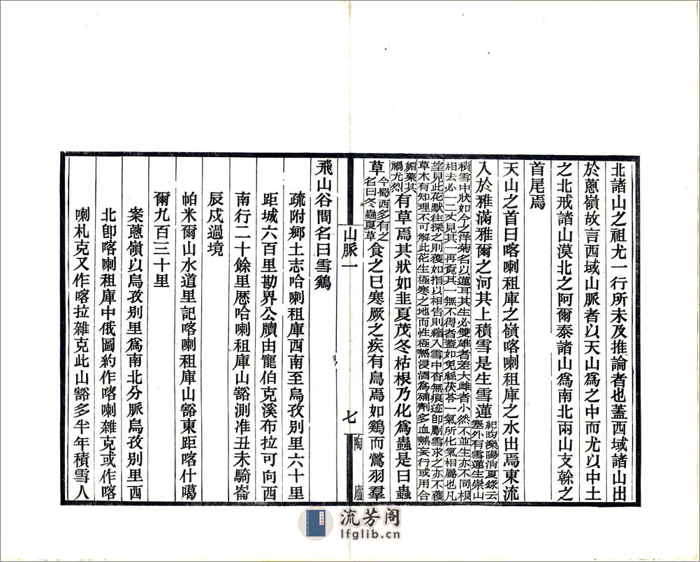 新疆山脉志（宣统） - 第10页预览图