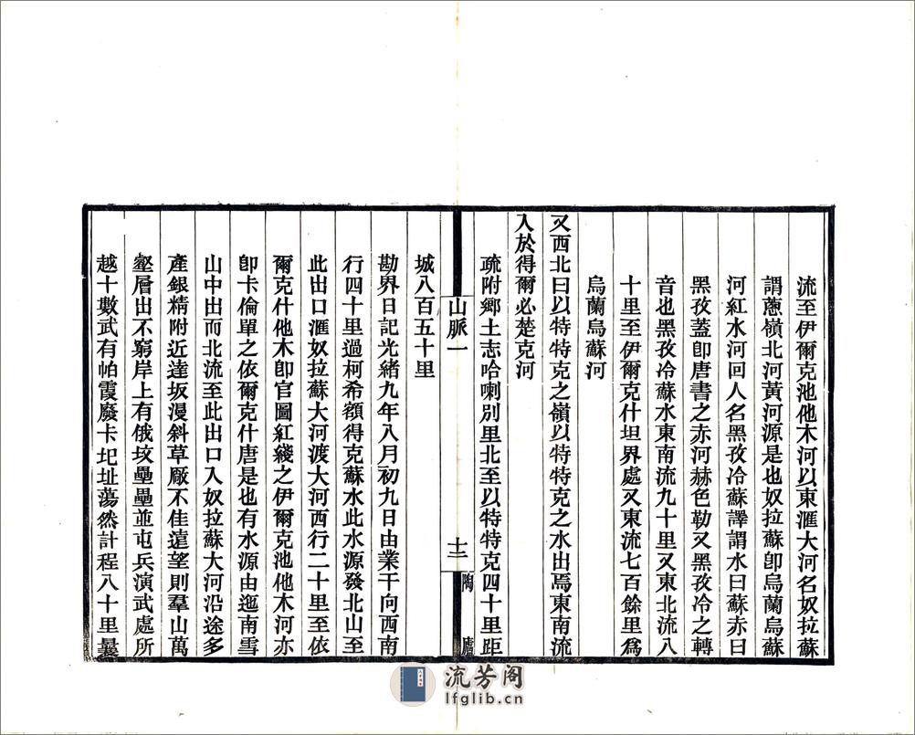 新疆山脉志（宣统） - 第15页预览图