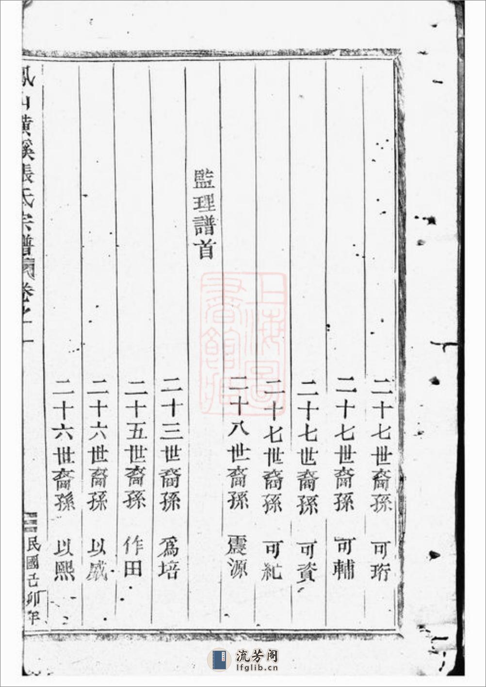 凤山横蹊张氏宗谱：十二卷：[金华] - 第18页预览图