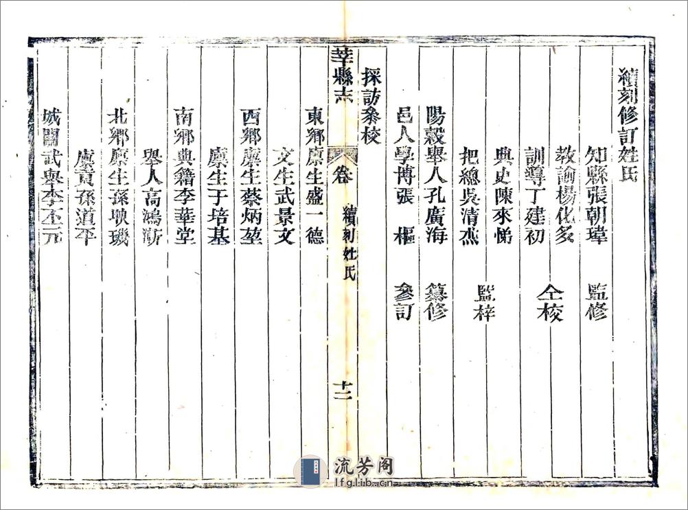 莘县志（光绪） - 第13页预览图