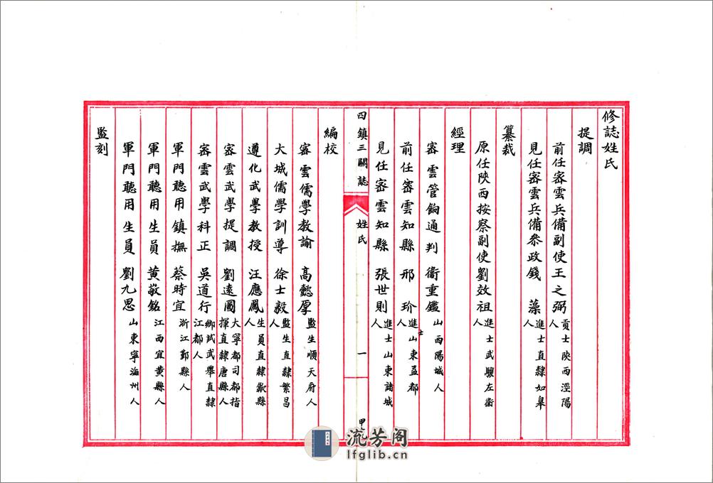 四镇三关志（万历民国抄本）卷01-06 - 第7页预览图