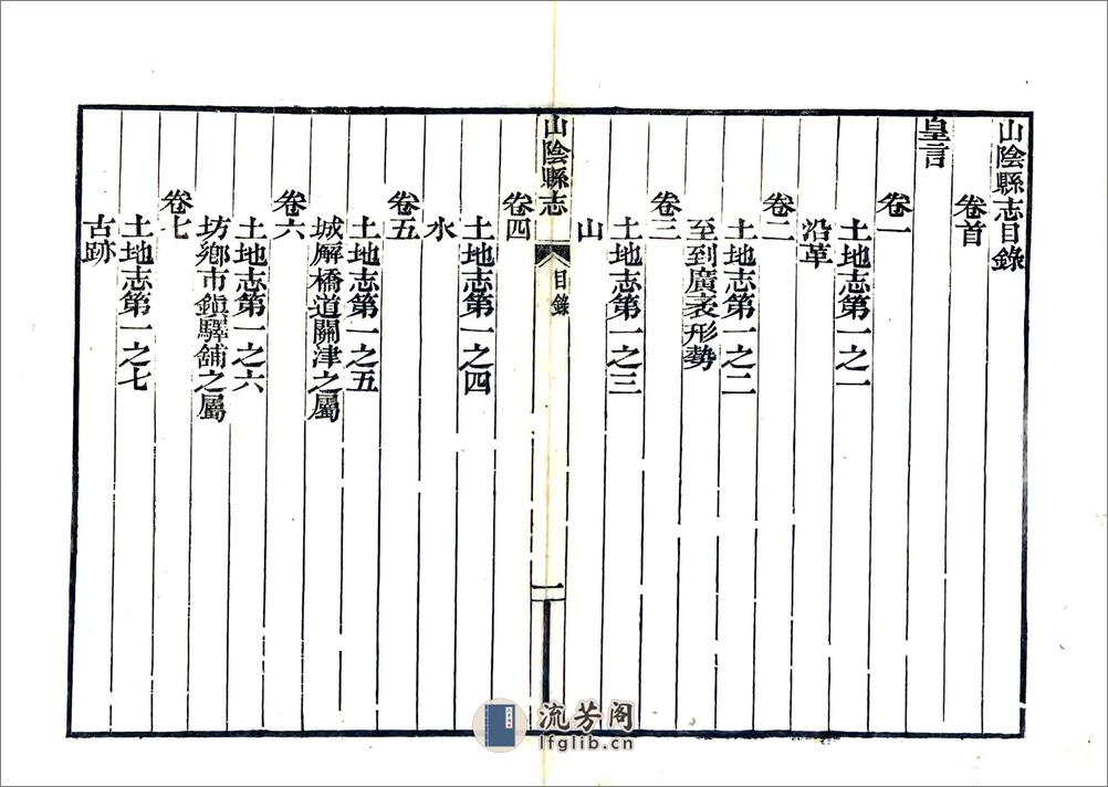 山阴县志（嘉庆） - 第5页预览图