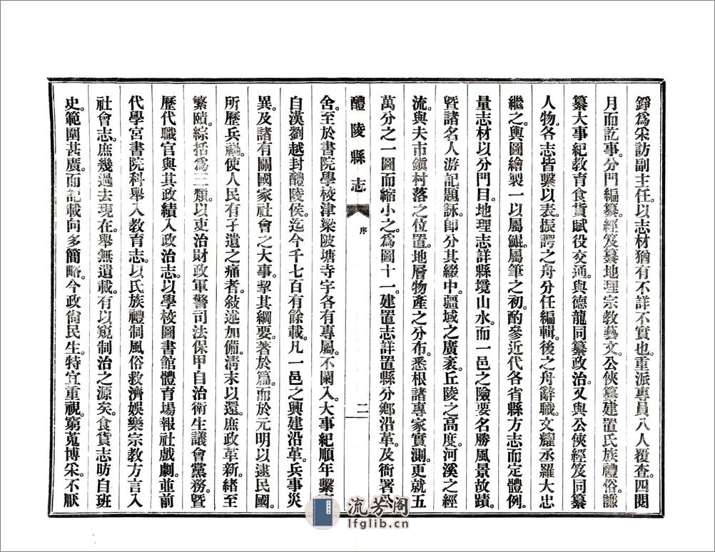 醴陵县志（民国） - 第8页预览图