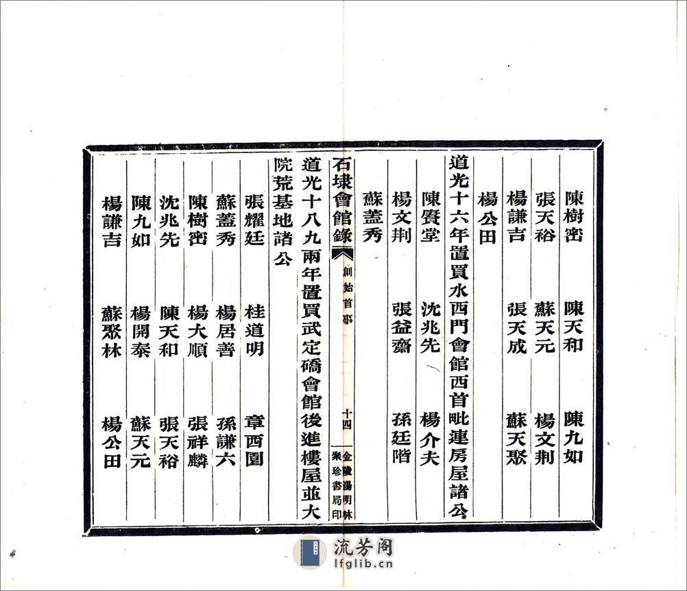 石埭会馆录（宣统） - 第20页预览图