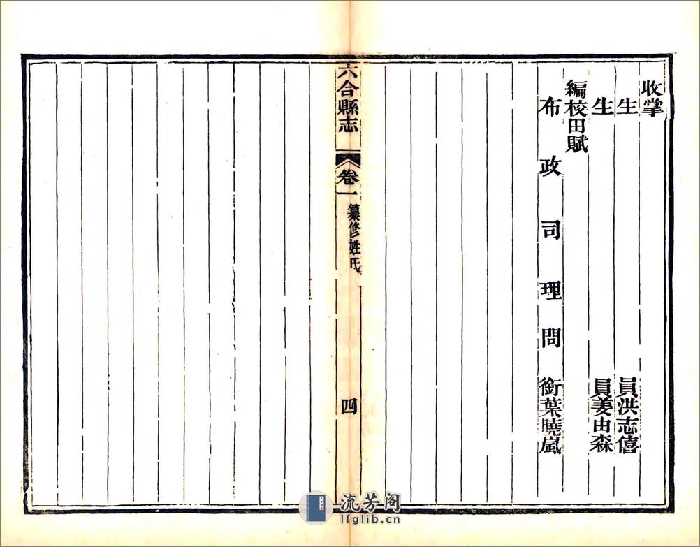 六合县志（光绪） - 第14页预览图