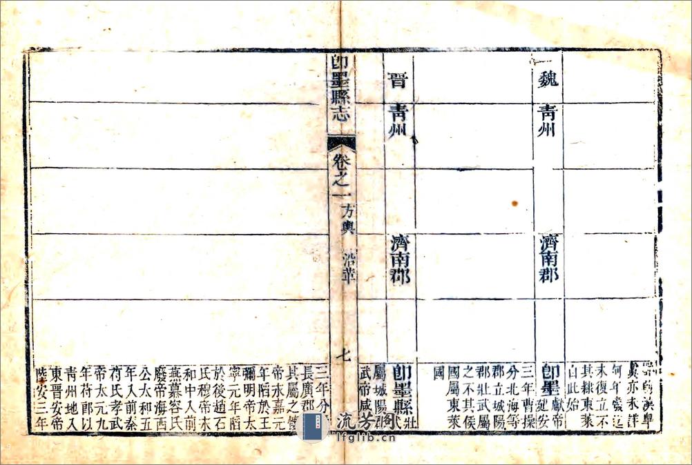 即墨县志（乾隆） - 第7页预览图