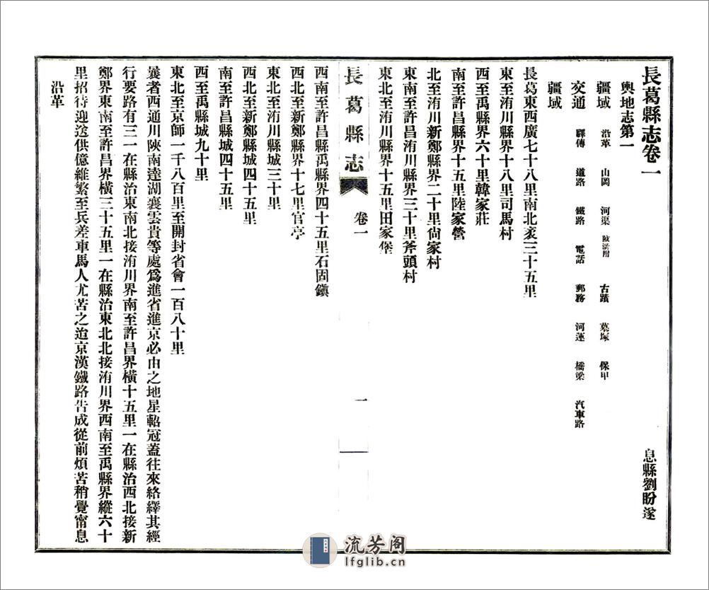 长葛县志（民国） - 第14页预览图