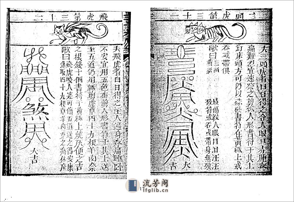 袁天罡-符咒三皇秘传三十六虎（古本） - 第18页预览图