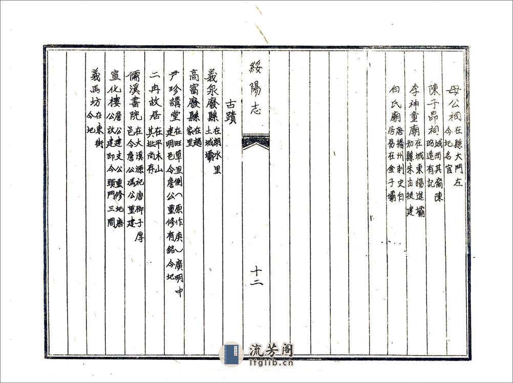 绥阳志（乾隆油印本） - 第18页预览图