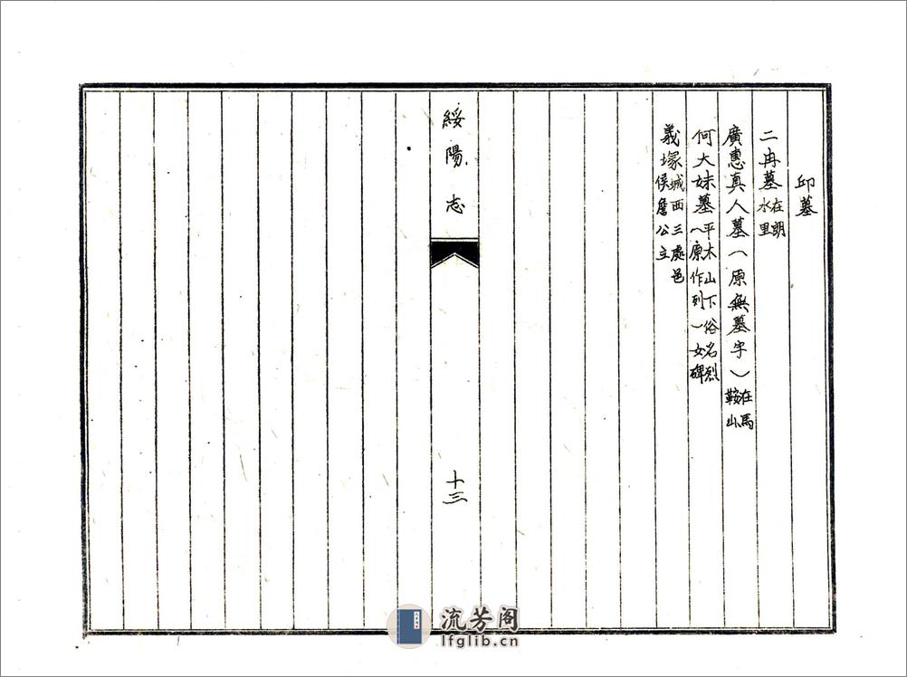 绥阳志（乾隆油印本） - 第19页预览图